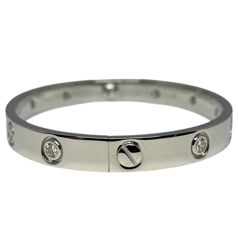 カルティエ Cartier ラブブレス フルダイヤ ＃16 750WG ジュエリー