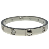 カルティエ Cartier ラブブレス フルダイヤ ＃16 750WG ジュエリー