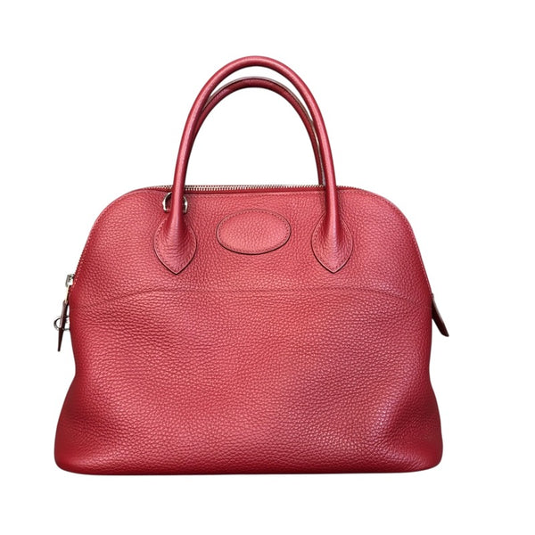 エルメス HERMES ボリード31 ルージュガランス/SV トリヨン レディース ハンドバッグ