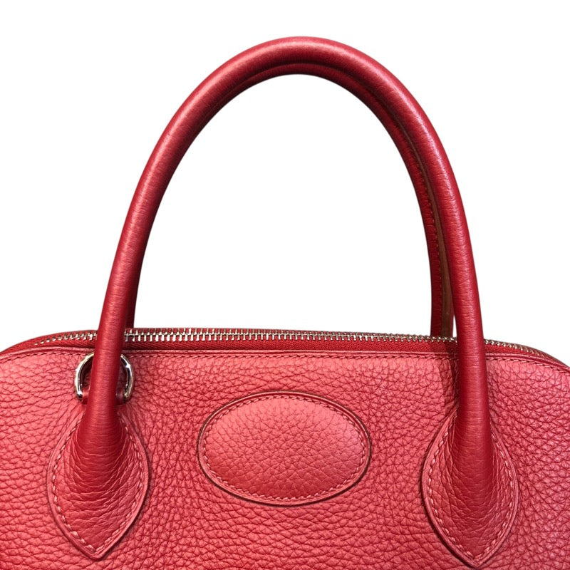 エルメス HERMES ボリード31 ルージュガランス/SV トリヨン レディース ハンドバッグ