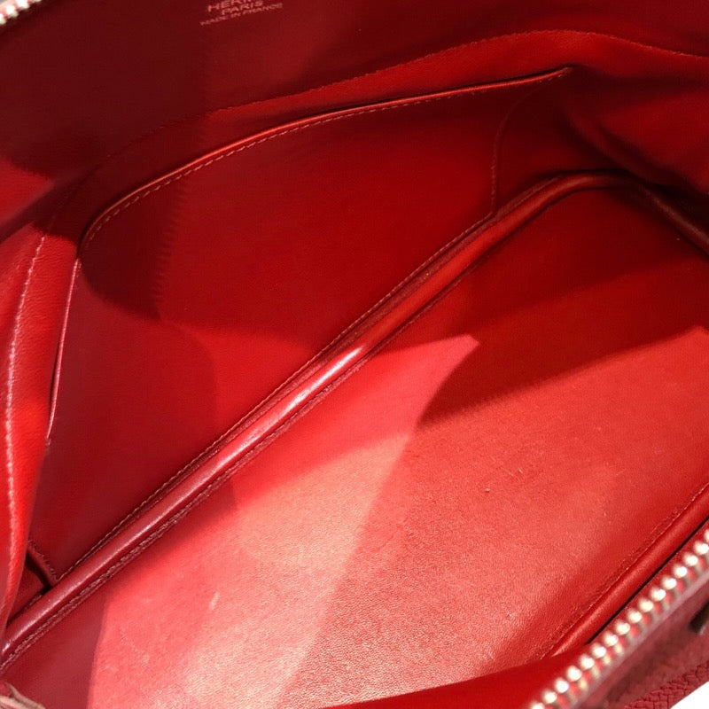 エルメス HERMES ボリード31 ルージュガランス/SV トリヨン レディース ハンドバッグ