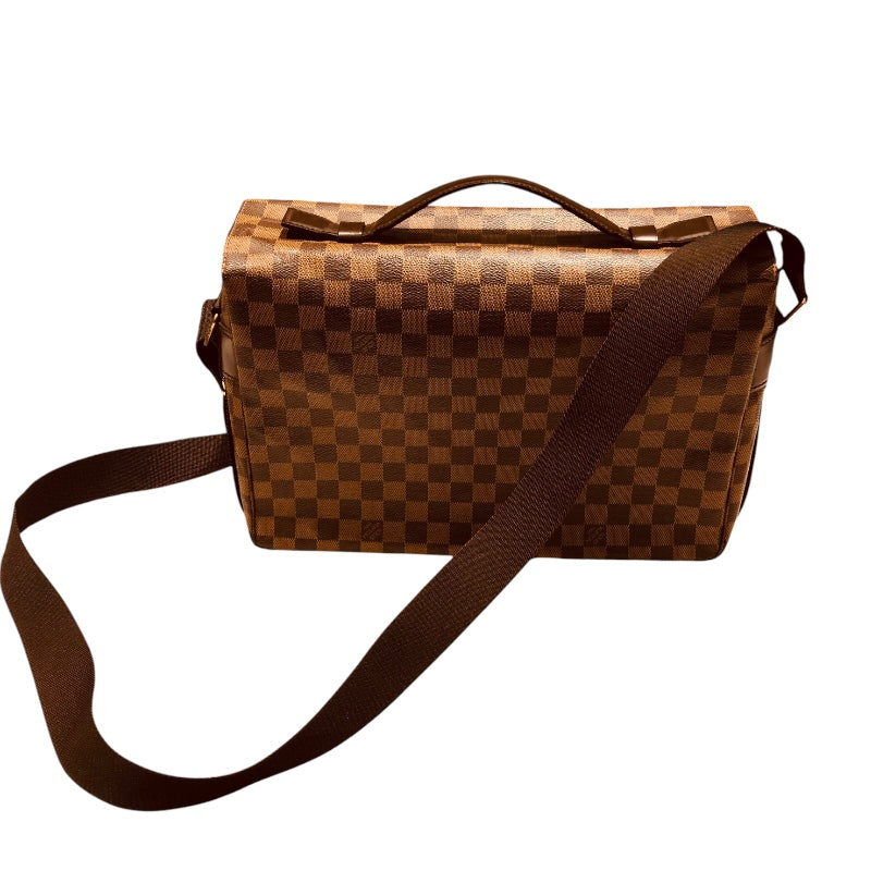 ルイ・ヴィトン LOUIS VUITTON ブロードウェイ N42270 ダミエ PVC レザー ナイロン メンズ ショルダーバッグ