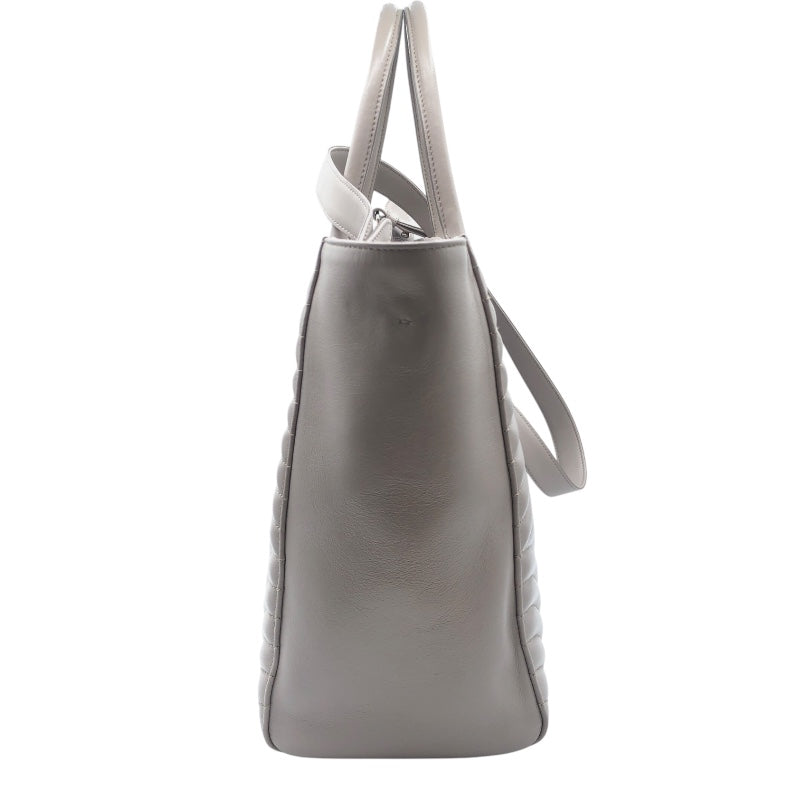 プラダ PRADA 2WAYハンドバッグ 1BA195 グレー レザー レディース ハンドバッグ