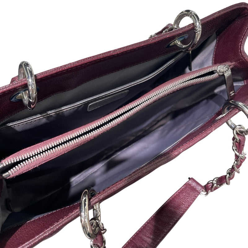 シャネル CHANEL GST チェーントートバッグ A50995 ボルドー キャビア