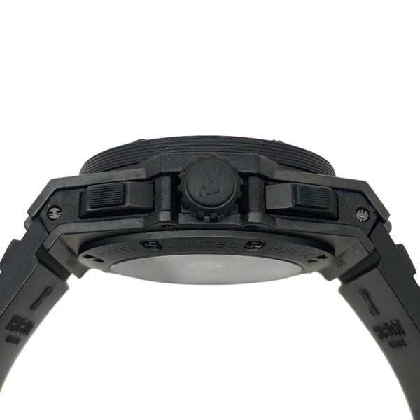 ウブロ HUBLOT キングパワー スプリットセコンド ブラックマジック 709.CI.1770.RX ブラック文字盤 セラミック/チタン/ラバーストラップ 自動巻き メンズ 腕時計
