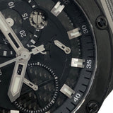 ウブロ HUBLOT キングパワー スプリットセコンド ブラックマジック 709.CI.1770.RX ブラック文字盤 セラミック/チタン/ラバーストラップ 自動巻き メンズ 腕時計