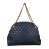 シャネル CHANEL マドモアゼル ボウリングバッグ ネイビー ラムスキン レディース ショルダーバッグ