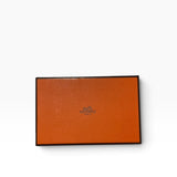 エルメス HERMES カルヴィ W刻印 ブラック エプソン レディース コインケース