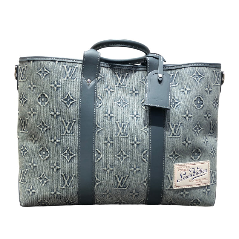 ルイ・ヴィトン LOUIS VUITTON ウィークエンドトートNM M22537 モノグラム・ウォッシュ デニム メンズ トートバッグ |  中古ブランドリユースショップ OKURA(おお蔵)