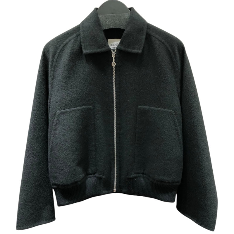 エルメス HERMES カシミヤジップジャケット カシミヤ レディース テーラードジャケット