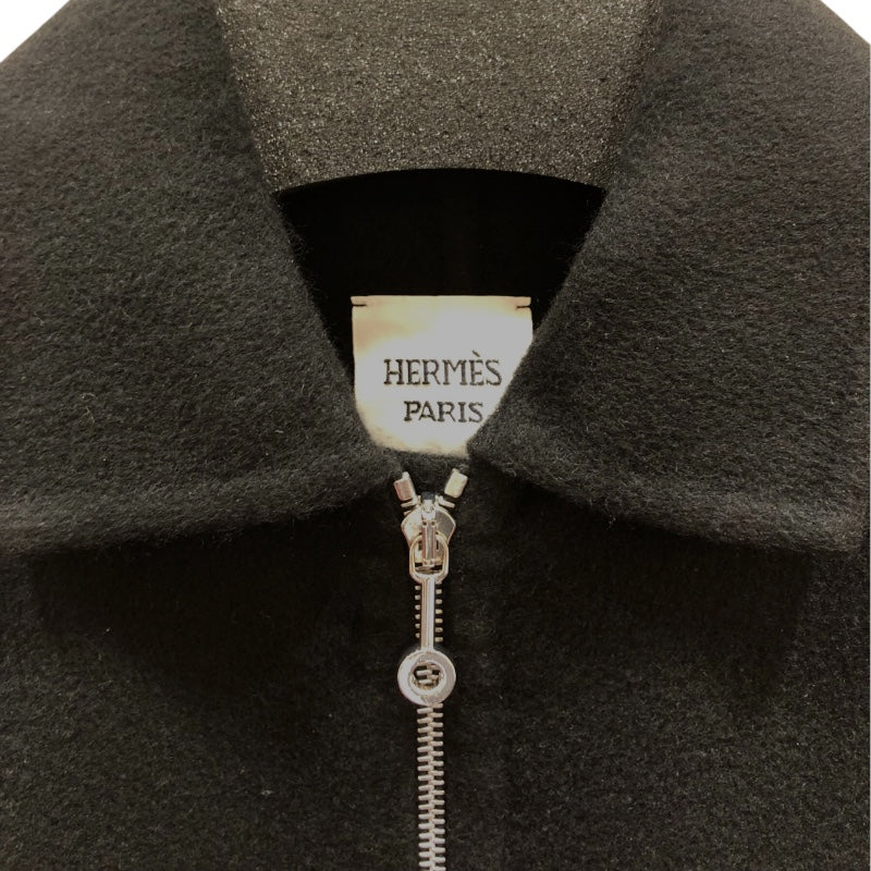 エルメス HERMES カシミヤジップジャケット カシミヤ レディース テーラードジャケット