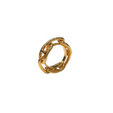 エルメス HERMES ルカデスカーフリング ゴールド メタル レディース スカーフリング