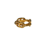 エルメス HERMES ルカデスカーフリング ゴールド メタル レディース スカーフリング