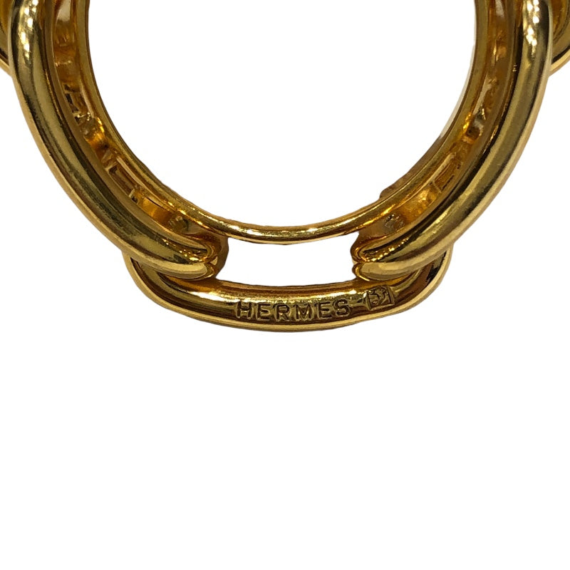 エルメス HERMES ルカデスカーフリング ゴールド メタル レディース スカーフリング