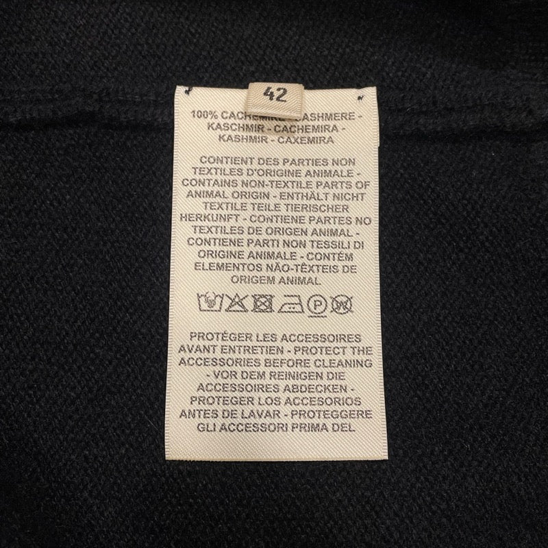 エルメス HERMES カシミヤロングカーディガン 4H2702D1 ブラック カシミヤ レディース カーディガン