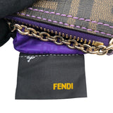 フェンディ FENDI ズッカ柄　アクセサリーポーチ 8BR592 PVC レディース ポーチ