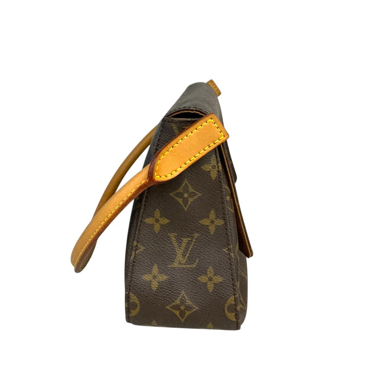 ルイ・ヴィトン LOUIS VUITTON ミニルーピング M51147 ブラウン モノグラムキャンバス レディース ハンドバッグ