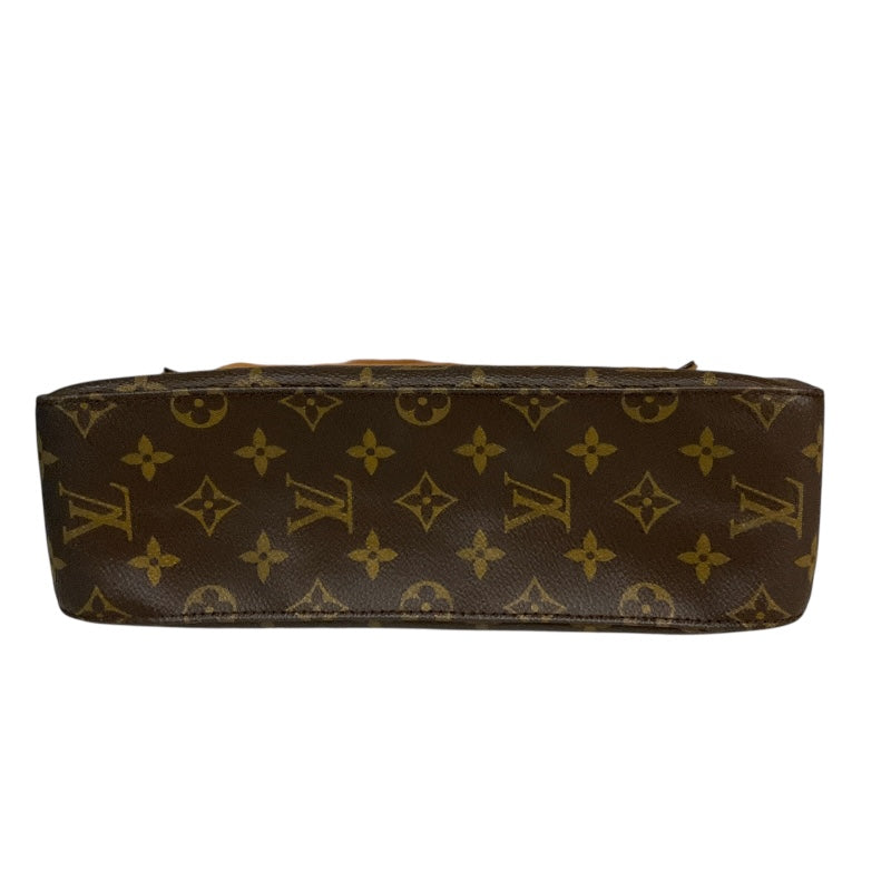 ルイ・ヴィトン LOUIS VUITTON ミニルーピング M51147 ブラウン モノグラムキャンバス レディース ハンドバッグ