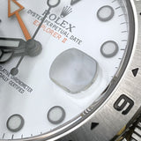 ロレックス ROLEX エクスプローラー2 216570 ホワイト SS メンズ 腕時計