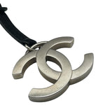 シャネル CHANEL Vステッチ チェーンハンドバッグ ブラック キャンバス レディース ショルダーバッグ