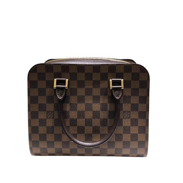 ルイ・ヴィトン LOUIS VUITTON トリアナ N51155 ブラウン ダミエ レディース ハンドバッグ