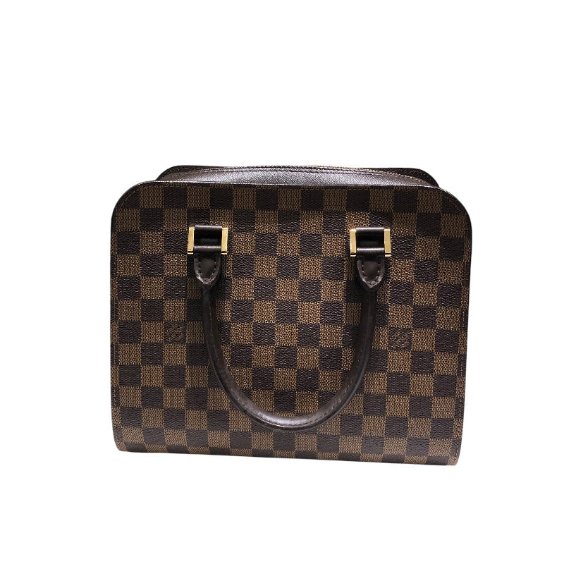 ルイ・ヴィトン LOUIS VUITTON トリアナ N51155 ブラウン ダミエ レディース ハンドバッグ