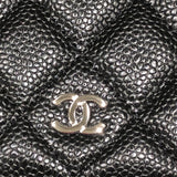 シャネル CHANEL マトラッセチェーンウォレット AP0250 ブラック キャビアスキン レディース ウォレットチェーン