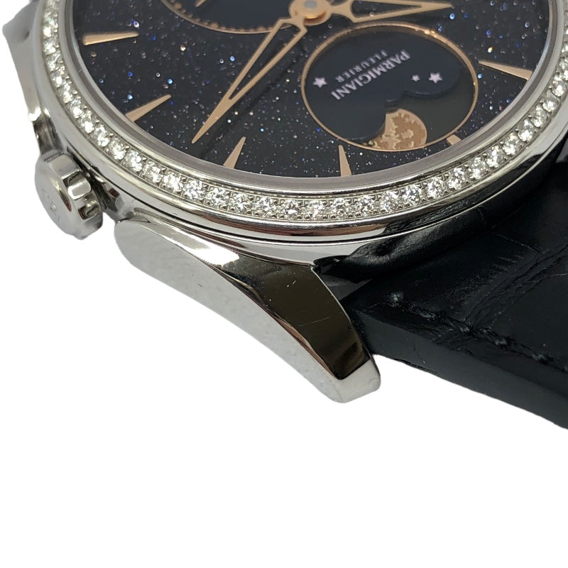 アザーブランド other brand PARMIGIANI FLEURIER トンダ メトロポリタン セレーヌ PFC283 ネイビー  SS/革ベルト 自動巻き レディース 腕時計