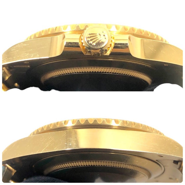 ロレックス ROLEX サブマリーナー デイト ランダムシリアル 116618LB ブルー文字盤 K18YG 自動巻き メンズ 腕時計