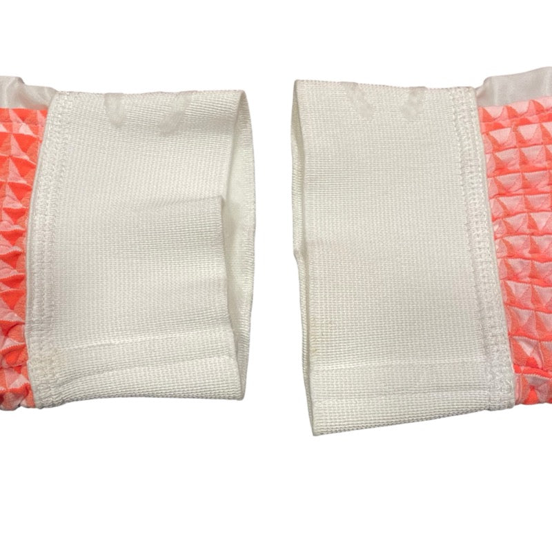 シャネル CHANEL エンボスロゴジャケット P55854 オレンジ ポリエステル レディース その他アウター