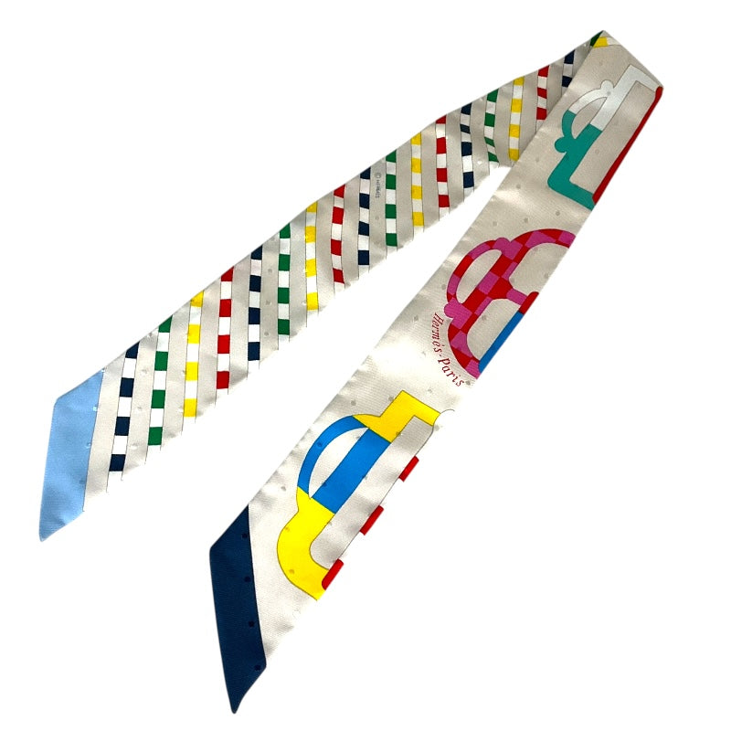 エルメス HERMES ツイリー マルチカラー シルク100% レディース スカーフ