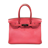 エルメス HERMES バーキン30 □Q刻 ローズリップスティック シルバー金具 トリヨン レディース ハンドバッグ