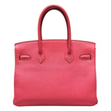 エルメス HERMES バーキン30 □Q刻 ローズリップスティック シルバー金具 トリヨン レディース ハンドバッグ