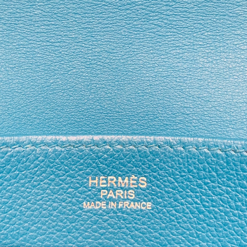 エルメス HERMES アルザン25 Y刻 ブルーザンジバル エバーカラー レディース ハンドバッグ