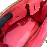 エルメス HERMES バーキン30 □Q刻 ローズリップスティック シルバー金具 トリヨン レディース ハンドバッグ