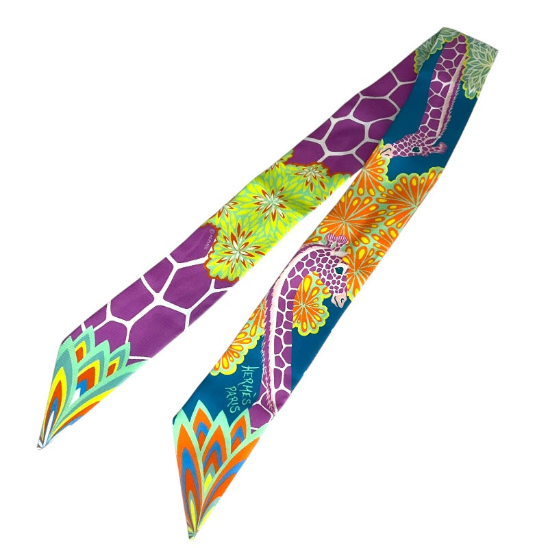 エルメス HERMES ツイリー マルチカラー シルク% レディース スカーフ