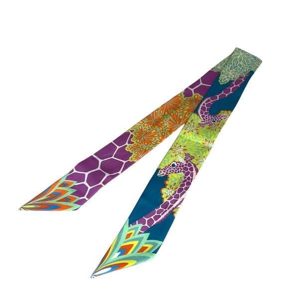 エルメス HERMES ツイリー マルチカラー シルク% レディース スカーフ