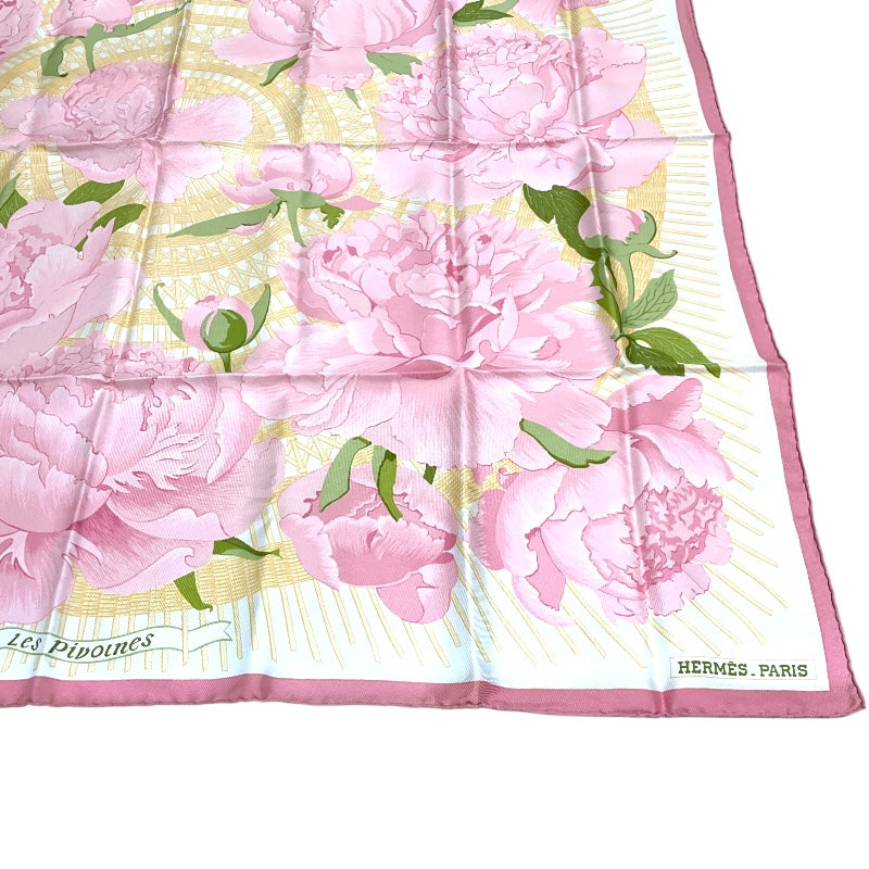 エルメス HERMES ｶﾚ90 マルチカラー シルク レディース スカーフ