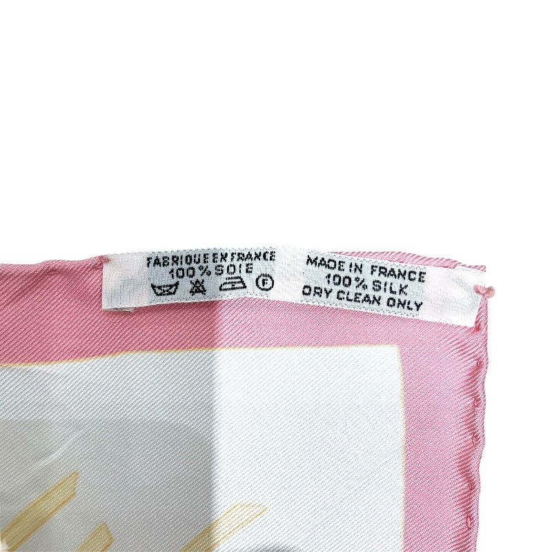 エルメス HERMES ｶﾚ90 マルチカラー シルク レディース スカーフ