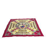 エルメス HERMES ｶﾚ90 マルチカラー ｼﾙｸ レディース スカーフ