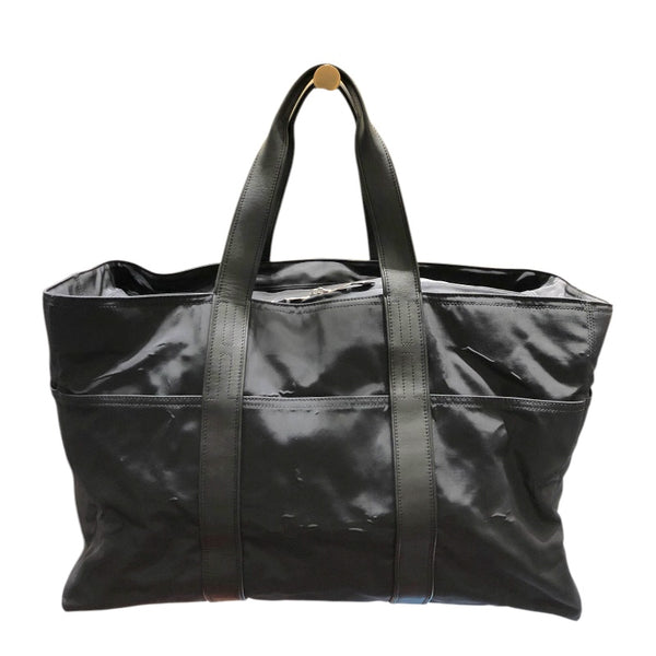 エルメス HERMES アカプルコGM ブラック・SV金具 ナイロン・レザー メンズ ボストンバッグ