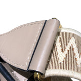 ロエベ LOEWE ゲートデュアルバッグミニ ア650N46X13 ベージュ カーフ/ジャガード レディース ショルダーバッグ