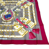 エルメス HERMES ｶﾚ90 マルチカラー ｼﾙｸ レディース スカーフ