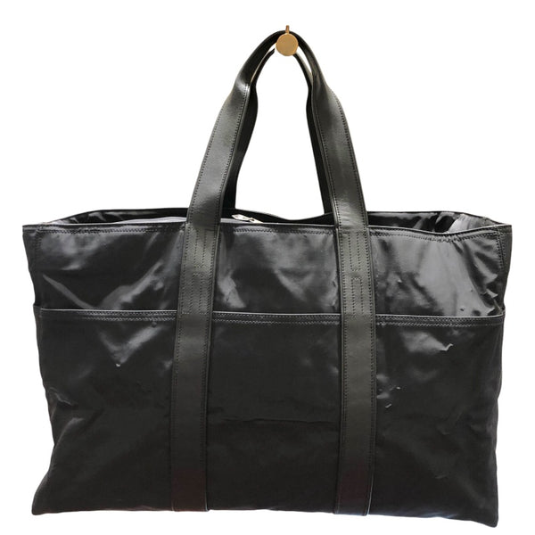 エルメス HERMES アカプルコGM ブラック・SV金具 ナイロン・レザー メンズ ボストンバッグ