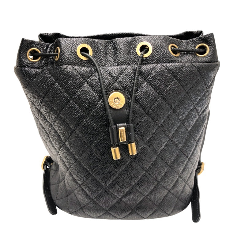 シャネル CHANEL CCフィリグリー　バックパック A57090 ブラック/ゴールド キャビア レディース リュック・デイパック