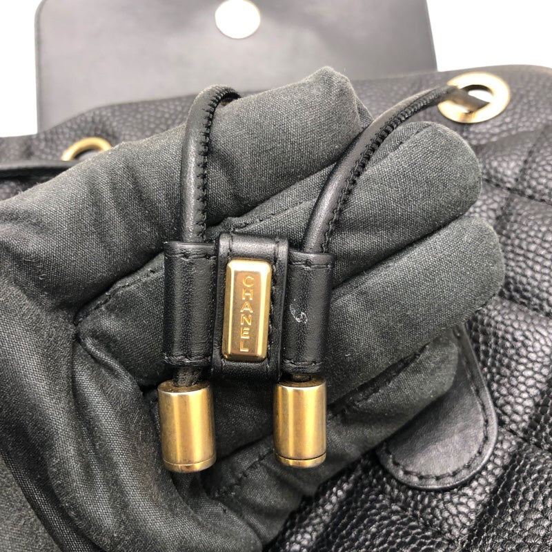 シャネル CHANEL CCフィリグリー　バックパック A57090 ブラック/ゴールド キャビア レディース リュック・デイパック