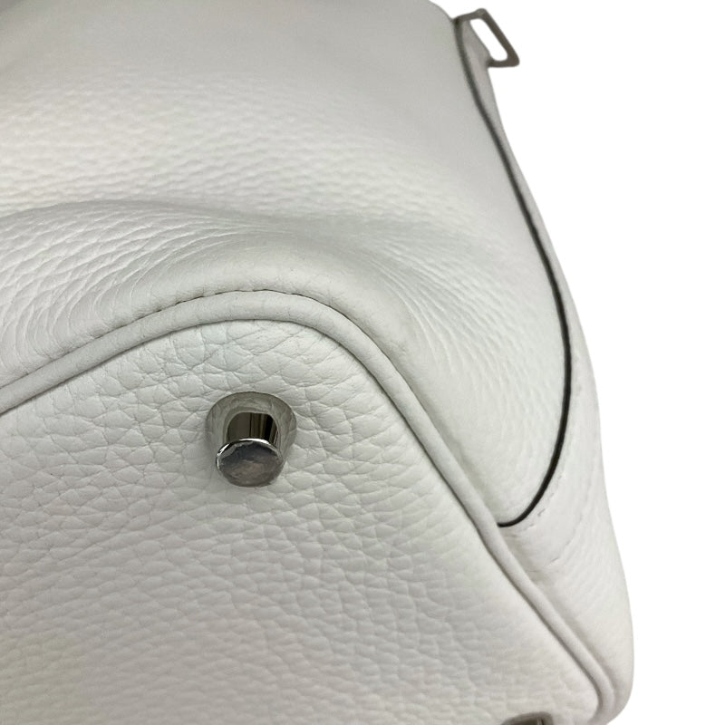 エルメス HERMES ピコタンロックPM B刻印 ニューホワイト/SV金具 トリヨン レディース ハンドバッグ