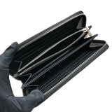 ルイ・ヴィトン LOUIS VUITTON ジッピーウォレット M61857 ノワール　シルバー金具 エピレザー メンズ 長財布