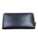ルイ・ヴィトン LOUIS VUITTON ジッピーウォレット M61857 ノワール　シルバー金具 エピレザー メンズ 長財布