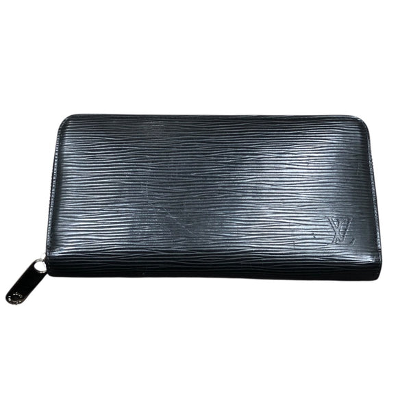 ルイ・ヴィトン LOUIS VUITTON ジッピーウォレット M61857 ノワール　シルバー金具 エピレザー メンズ 長財布